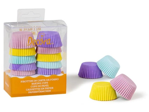 [90267553 1478496] Decora Mini Muffin-Backform 200 Stück, Mehrfarbig