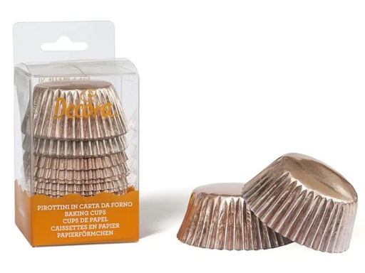 [90267561 1478492] Decora Muffin Backform 60 Stück, Rosegold