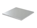 Decora Tortenplatte 35 x 35 cm, Silber
