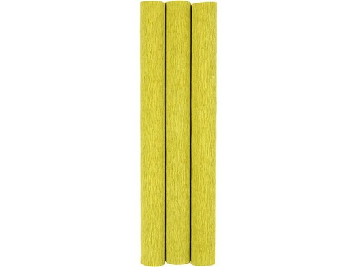 [90267786 1468100] Creativ Company Krepppapier 25 x 60 cm, 3 Rollen, Hellgrün