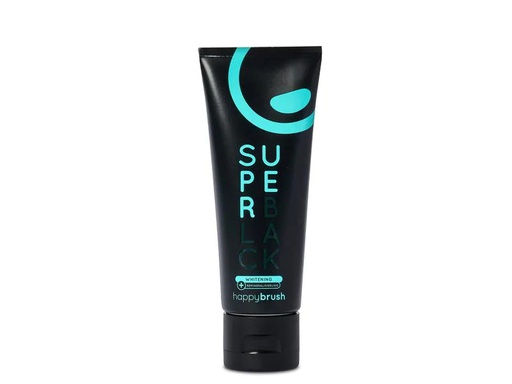 [90267787 1437622] happybrush Zahnpasta SuperBlack, 75 ml