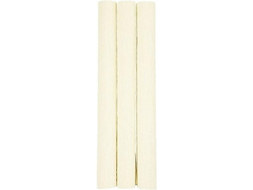 [90267857 1468103] Creativ Company Krepppapier 25 x 60 cm, 3 Rollen, Creme