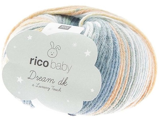 [90268232 1482395] Rico Design Wolle Baby Dream dk 50 g, Gelb; Petrol