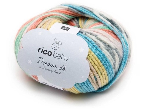 [90268247 1482389] Rico Design Wolle Baby Dream dk 50 g, Mehrfarbig