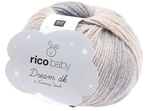 [90268259 1482401] Rico Design Wolle Baby Dream dk 50 g, Steingrau