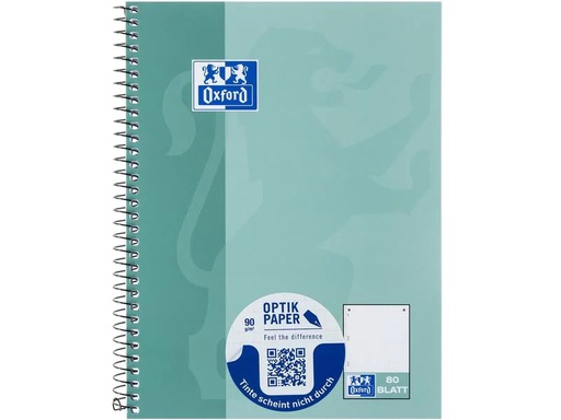 [90268285 1470808] Oxford Notizbuch Collegeblock A5+, Mint