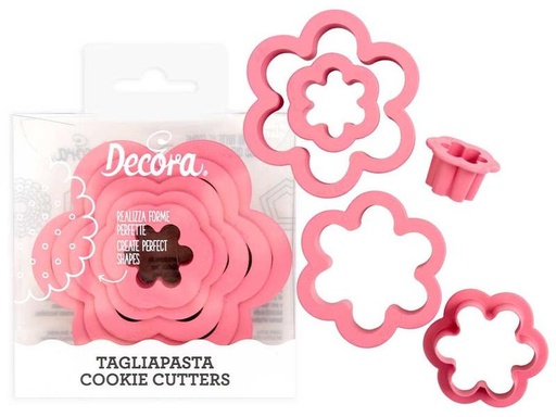 [90268287 1478549] Decora Guetzli-Ausstecher-Set 6 Stück, Blume