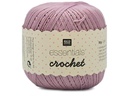 Rico Design Häkel- und Strickgarn Essentials Crochet 50 g, Rosa