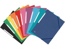 Oxford Gummibandmappe A4, klassische Farben assortiert
