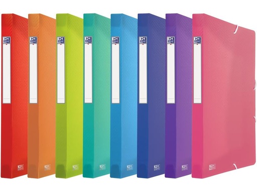 [90268402 1470820] Oxford Gummibandmappe A4, assortiert
