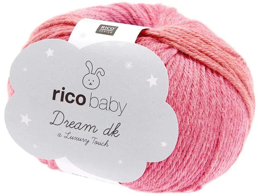 [90268404 1482398] Rico Design Wolle Baby Dream dk 50 g, Hellrot