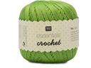 Rico Design Häkel- und Strickgarn Essentials Crochet 50 g, Hellgrün