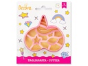 Decora Guetzli-Ausstecher 1 Stück, Einhornmaske