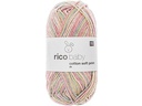 Rico Design Wolle Baby Cotton Soft Print 50 g, Petrol; Rosa