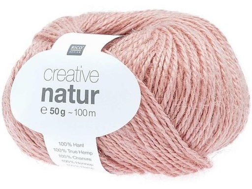[90268471 1482362] Rico Design Wolle Creative Natur 50 g, Rosa