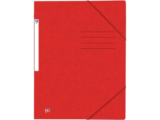 [90268504 1470801] Oxford Gummibandmappe A4, Rot