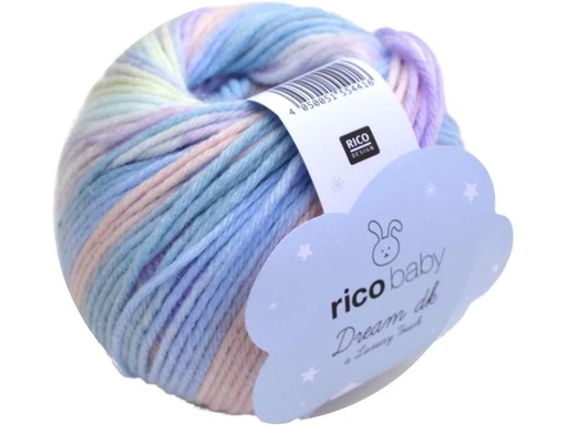[90268533 1482391] Rico Design Wolle Baby Dream dk 50 g, Pastell mix