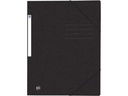 Oxford Gummibandmappe A4, Schwarz