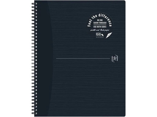 [90268591 1470832] Oxford Notizbuch A4+, kariert, Schwarz