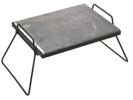 [90268614 1478685] Nouvel Grillstein mit Tragegestell, 60 x 33 x 8 cm