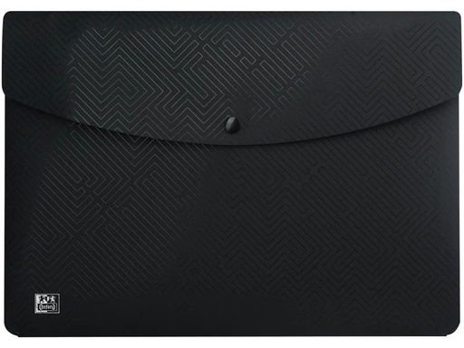 [90268663 1470826] Oxford Dokumentenmappe Sichtcouvert A5, Schwarz