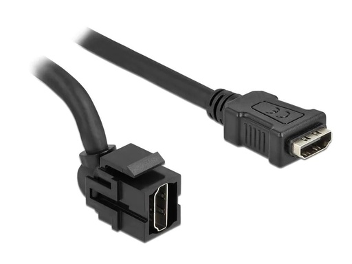 [90268732 1486092] Delock Keystone-Modul HDMI Buchse – HDMI Buchse Schwarz