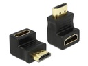 Delock Adapter 90° unten gewinkelt HDMI - HDMI