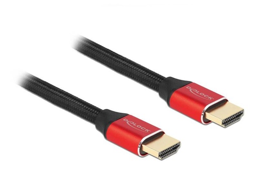 [90268783 1486056] Delock Kabel 8K 60Hz HDMI - HDMI, 0.5 m, Rot
