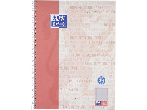 [90268797 1470869] Oxford Notizbuch Collegeblock kariert, A4+, Rot