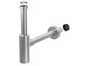 diaqua® Lavabosiphon Profi-Line 1 1/4 x Ø 32 mm, Gebürstet