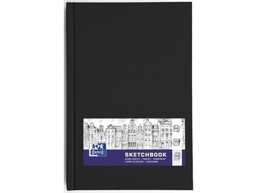 [90268813 1470839] Oxford Malbuch Skizzenbuch A6, Schwarz