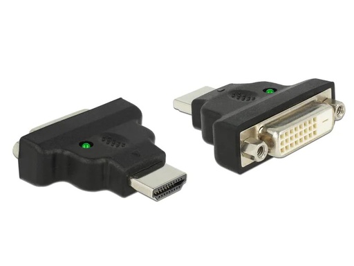 [90268827 1488741] Delock Adapter HDMI - DVI-D 24+1 Pin, mit LED, 1 Stück
