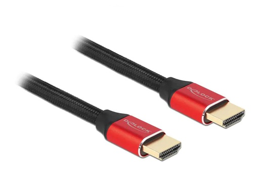 [90268843 1486057] Delock Kabel 8K 60Hz HDMI - HDMI, 1 m, Rot