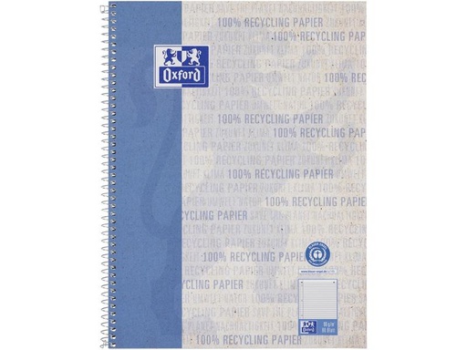 [90268847 1470871] Oxford Notizbuch Collegeblock kariert, A4+, Blau