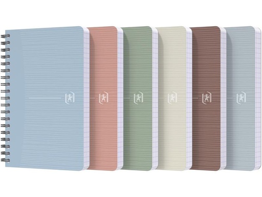 [90268871 1470867] Oxford Notizheft Spiralheft kariert, assortiert