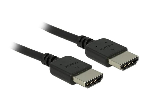 [90268919 1486103] Delock Kabel hochflexibel, 4K 60Hz HDMI - HDMI, 2 m, Schwarz
