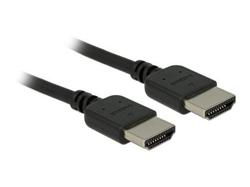 [90268943 1486101] Delock Kabel hochflexibel, 4K 60Hz HDMI - HDMI, 1 m, Schwarz