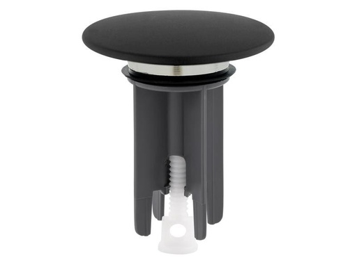[90268962 1477759] Mateu Waschbeckenstöpsel Snap Ø 63 mm, Schwarz