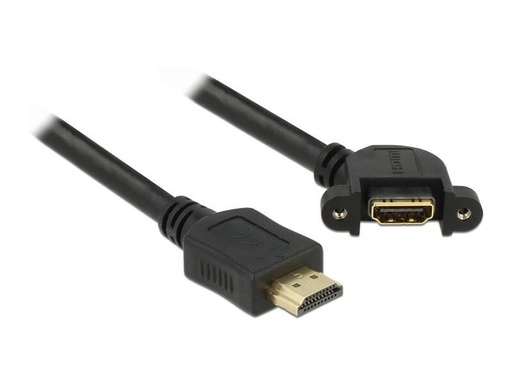 [90268979 1485989] Delock Verlängerungskabel 4K 30Hz HDMI - HDMI, 1 m
