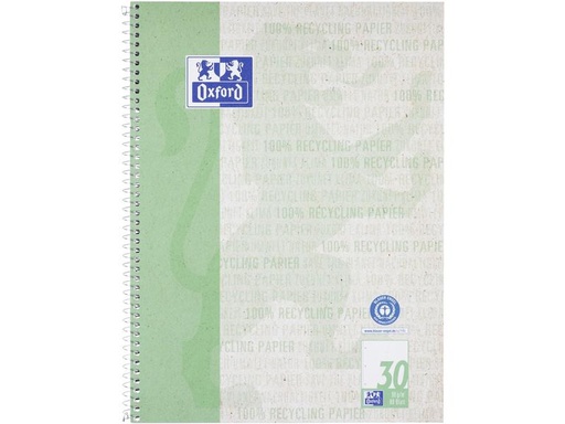 [90268993 1470870] Oxford Notizbuch Collegeblock blanko, A4+, Dunkelgrün