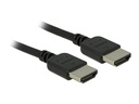 Delock Kabel hochflexibel, 4K 60Hz HDMI - HDMI, 1.5 m, Schwarz