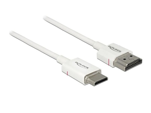 [90269027 1486019] Delock Kabel 4K 60Hz HDMI - Mini-HDMI (HDMI-C), 0.5 m, Weiss