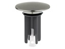 Mateu Waschbeckenstöpsel Snap Ø 63 mm, Nickel