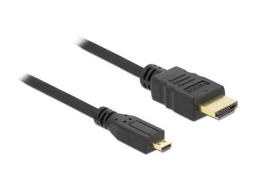 [90269048 1486069] Delock Kabel HDMI - Micro-HDMI (HDMI-D), 2 m, Schwarz
