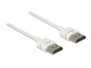 Delock Kabel 4K 60Hz HDMI - HDMI, 0.25 m, Weiss