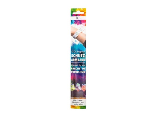 [90269055 1487524] XANTUS K.O. Tropfen GHB Schutz-Armband 2 Stück