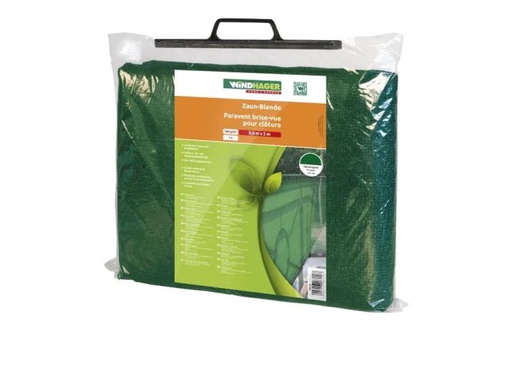 [90046151 601796] Windhager Sichtschutz Zaunblende 1,5x5m, Anthrazit, SB-Tasche