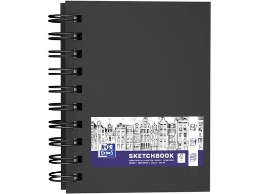 [90269066 1470842] Oxford Malbuch Skizzenbuch A6, Schwarz