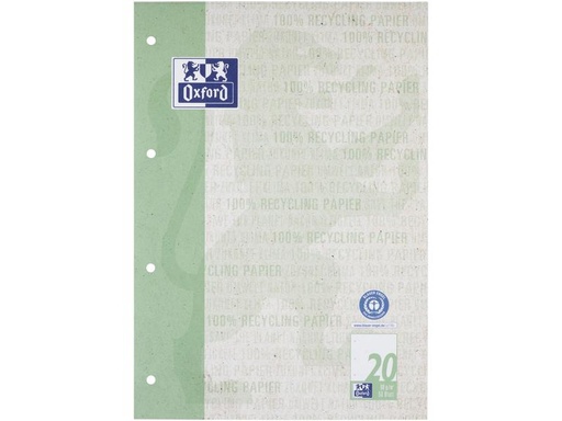 [90269102 1470875] Oxford Notizblock A4, blanko, Dunkelgrün