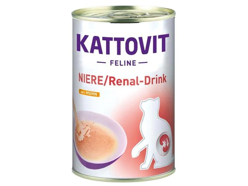 [90269117 1480698] Kattovit Katzen-Snack Niere/Renal Drink, Huhn, 135 ml